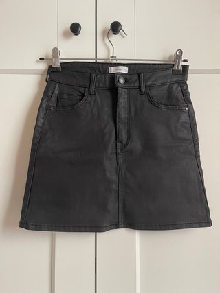 Falda Efecto Piel Mango Talla 152