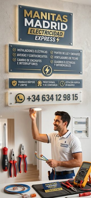 Manitas Madrid: Expertos en Electricidad Express y