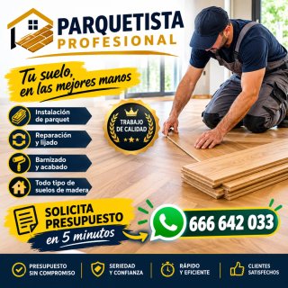 Parquetista Profesional Suelo parquet