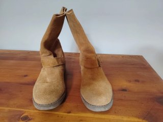 Botines de ante marrón