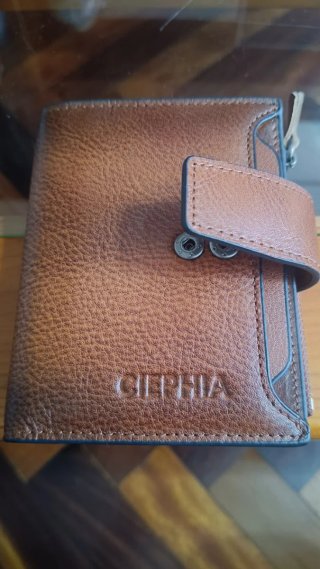 Cartera Ciephia Marrón de cuero genuino