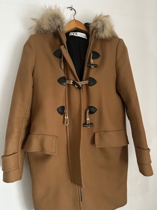 Trenca Marrón Zara Talla M