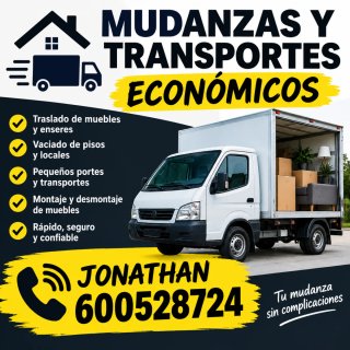 Mudanzas, Limpiezas y vaciados muy economico