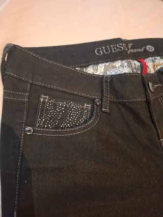 Vaqueros GUESS Negros Skinny Slim Fit