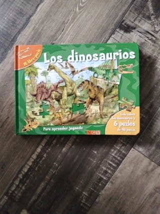 Libro-Puzzle Los Dinosaurios