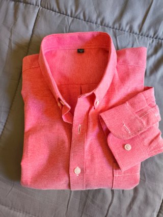 Camisa Oxford Naranja