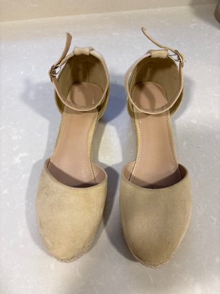 Zapatillas de esparto beige