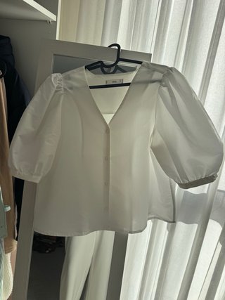 Camisa blanca Mango