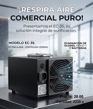 Purificador de Ozono EC-3S