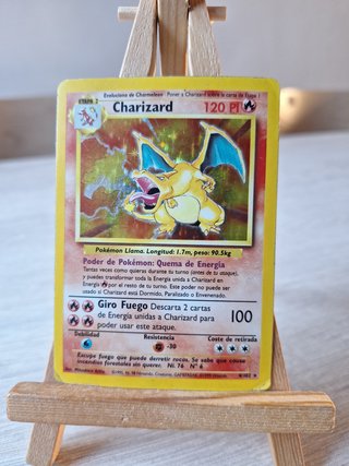 CHARIZARD HOLO BASE SET - Carta Pokémon