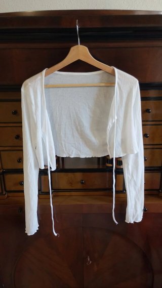 Camisa Crop Blanca Dazy