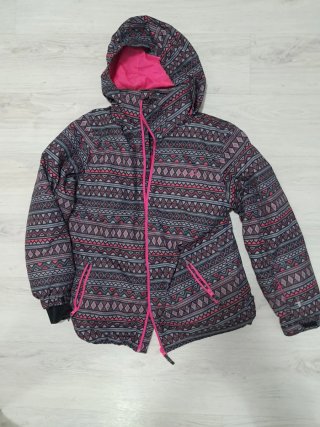 Chaqueta de esquí estampada