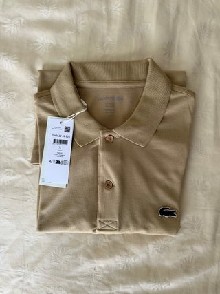 Polo Lacoste Beige Regular Fit