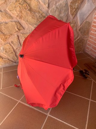 Sombrilla Universal para Cochecito Roja