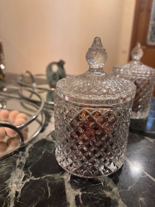 Bombonera de Cristal Vintage