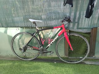 Bicicleta de Carretera Btwin con Manillar Plano