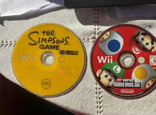 Pack 2 Juegos Wii: Mario y The Simpsons