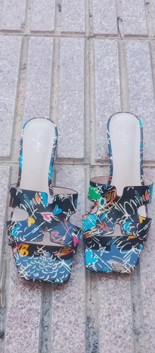 Sandalias Planas Multicolor