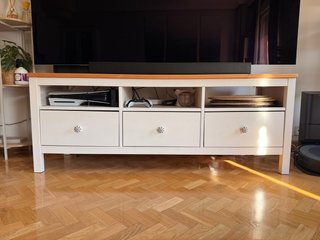 Mueble TV IKEA HEMNES Blanco