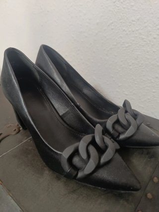 Zapatos de Tacón Negros Talla 37