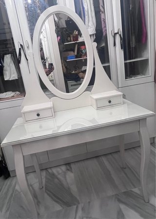 Tocador Ikea Blanco con Espejo