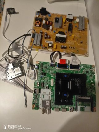 Placa Base y Fuente de Alimentación TV LG.65"