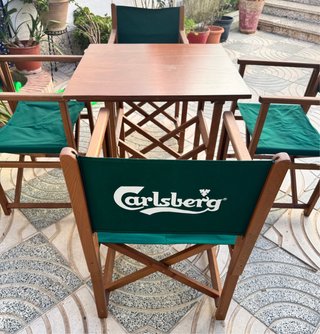 Conjunto Mesa y 4 Sillas Plegables Menorca
