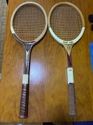 Set de 2 Raquetas de Tenis Vintage