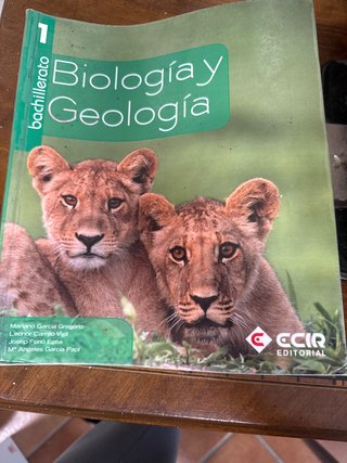Biología y geología 1, Bachillerato