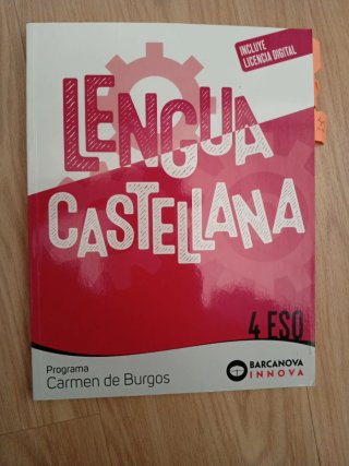 Lengua castellana, 4 ESO, Programa Carmen de Bu...