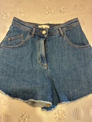 Pantalón corto tejano Maje