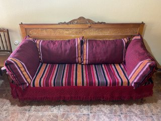 Tarimón antiguo de madera 1,90m