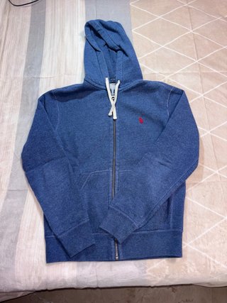 Sudadera Ralph Lauren Azul con Cremallera