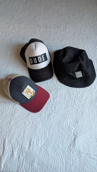Lote de 3 Gorras