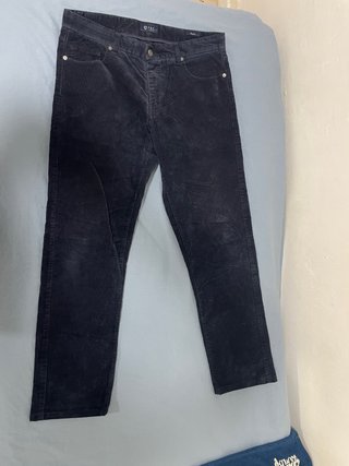Pantalón de pana negro F&C