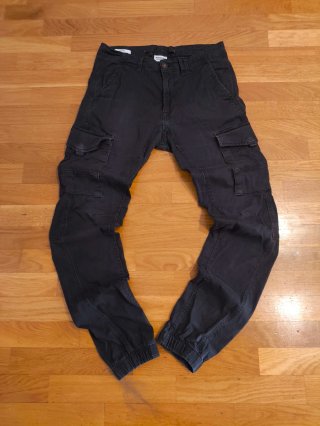 Pantalón Cargo Jack & Jones Negro W30 L34