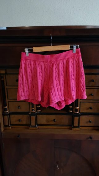 Short de punto Oysho Rosa Talla L