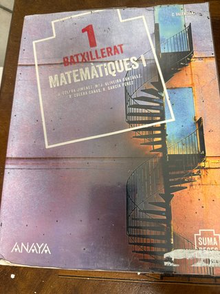 Matemàtiques I, Batxillerat 1