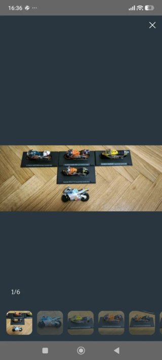 Set de 30 Maquetas de Motos GP