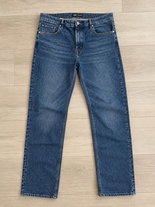 Pantalón Vaquero Azul Zara