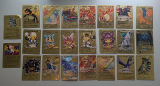 23 Cartas Pokémon Edición Dorada