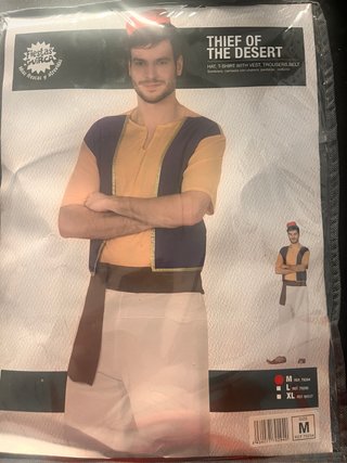 Disfraz de Aladín Talla M Usado una vez