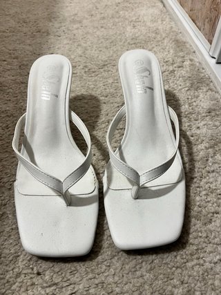 Sandalias de tacón blancas Shein