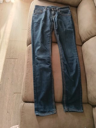 Pantalón vaquero Mango azul