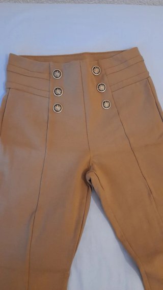 Pantalón Ajustado Camel Calzedonia Talla M
