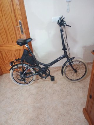 Bicicleta Plegable Negra