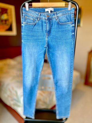 Pantalón vaquero mujer MANGO Talla 38