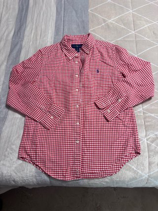 Camisa de cuadros Ralph Lauren roja