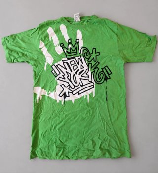 Camiseta Verde Estampado New York