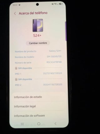 Samsung Galaxy S24+ 512GB Violeta,poco usado.